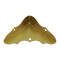 National Mfg Sales 0.62 x 1.75 in. Outside Decorative Corner Brace, Solid Brass 5703574